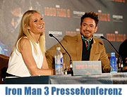 Gwyneth Paltrow und Robert Downey jr. Pressekonferenz zu IRON MAN 3 in München am 12.04.2013 (©Concorde Filmverleih / Kurt Krieger 2013)